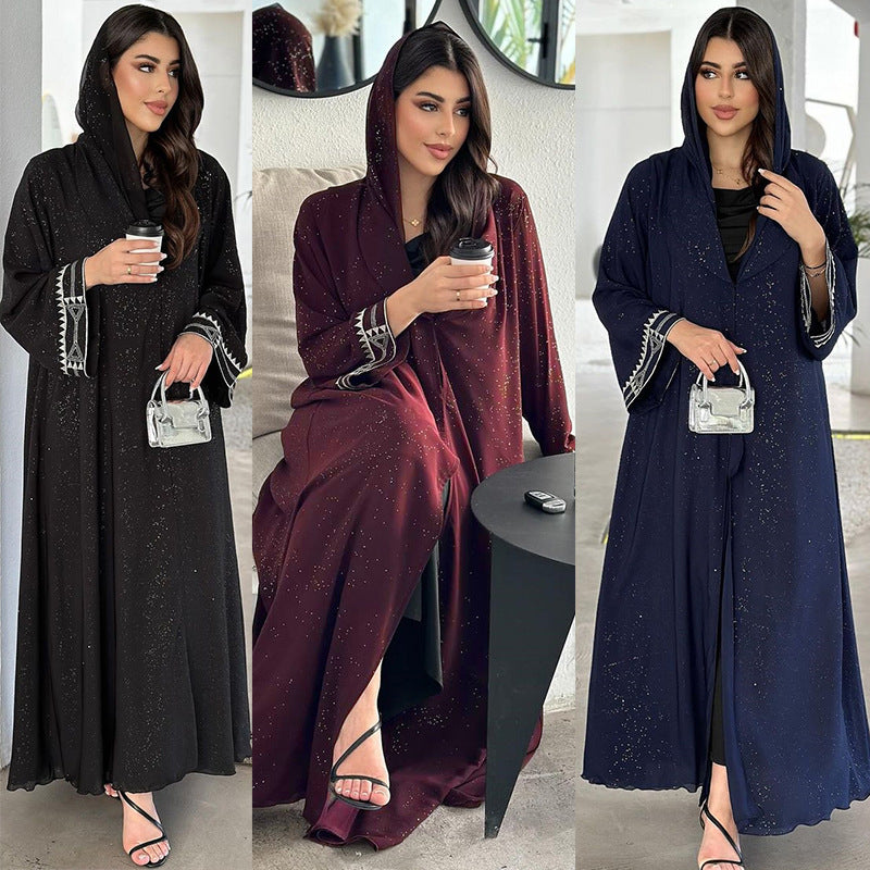 Women’s Arab Abaya Cardigan Robe