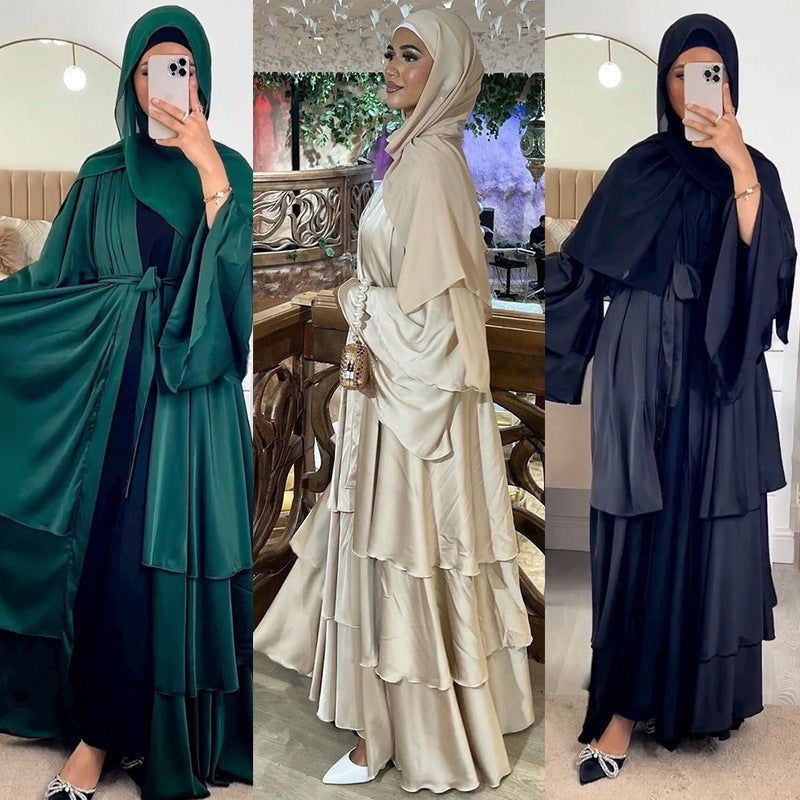 Solid Color Robe Abaya Outers Cardigan -Collection of solid Robe Abaya