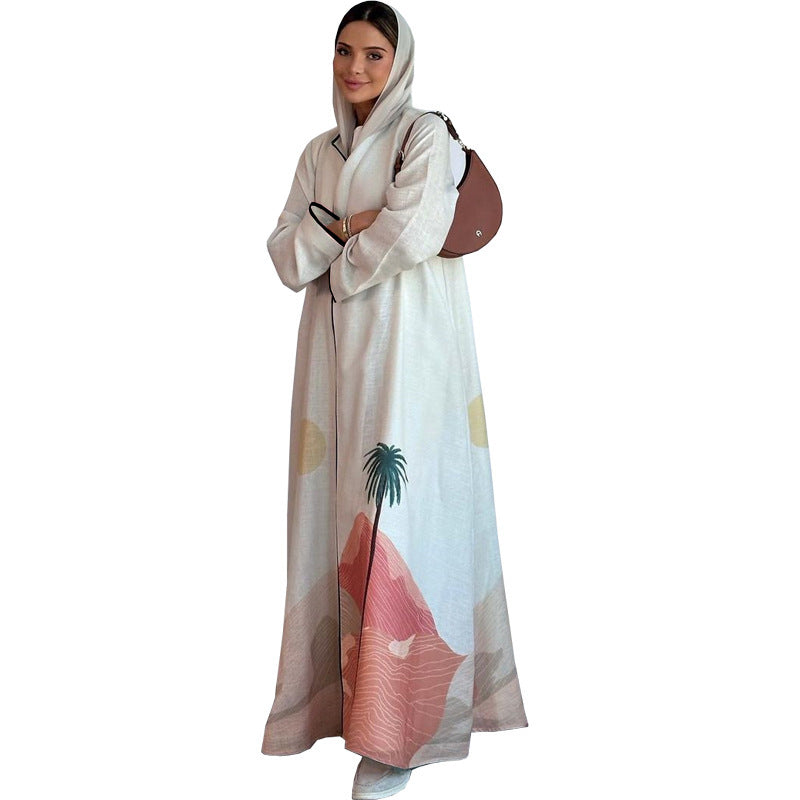 Muslim Fashion Robe Abaya Cardigan
