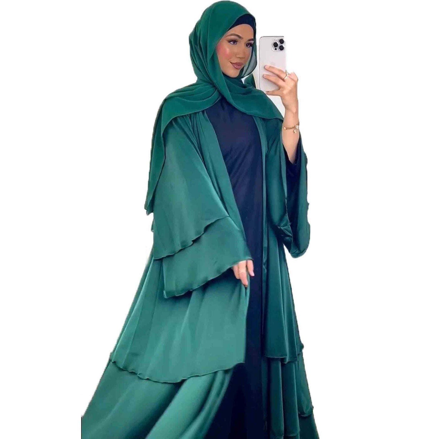 Solid Color Robe Abaya Outers Cardigan -Collection of solid Robe Abaya