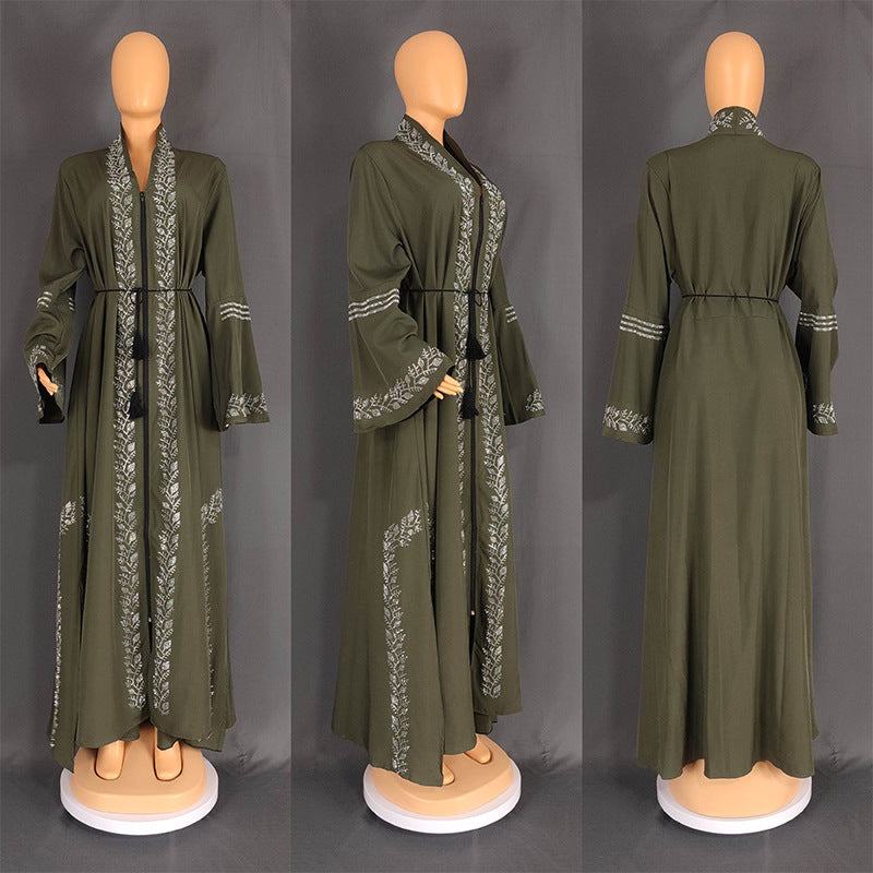Women's Muslim Robe Arabic Gown - Abayas