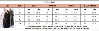Muslim Pile Collar - Elegant Modest Robe & Ankle Dress for All Occasio