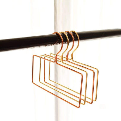 Square round hanger - Elegant Metal Scarf Holder for Stylish Storage
