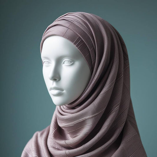 Brown light scarf