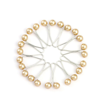 Creative Womens U-Type Pearl Scarf Clip for every day use