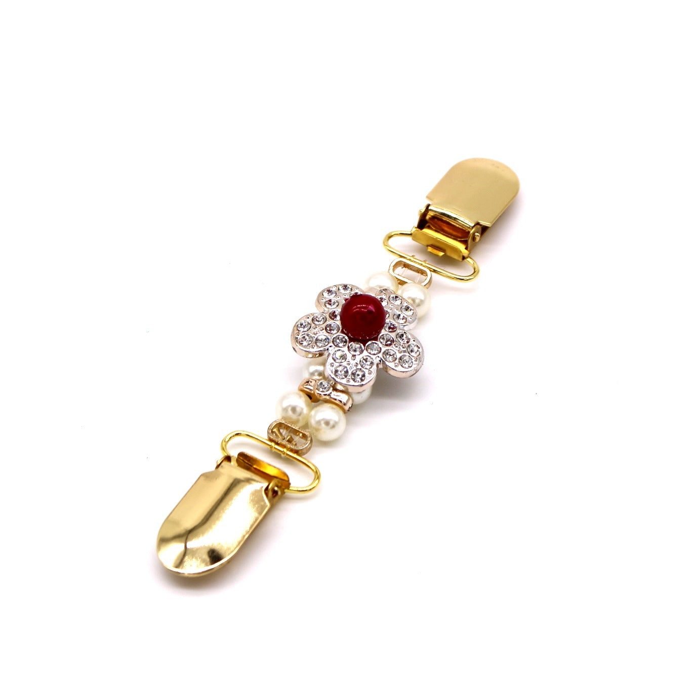 Pearl Scarf Buckle -  Elegant Gold Finish for everyday wear