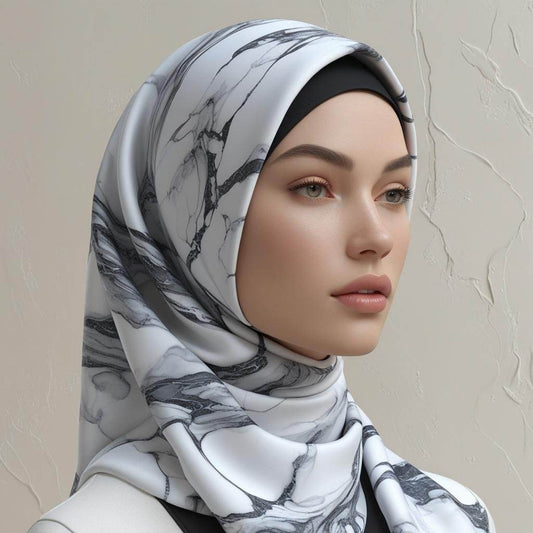 White scarf