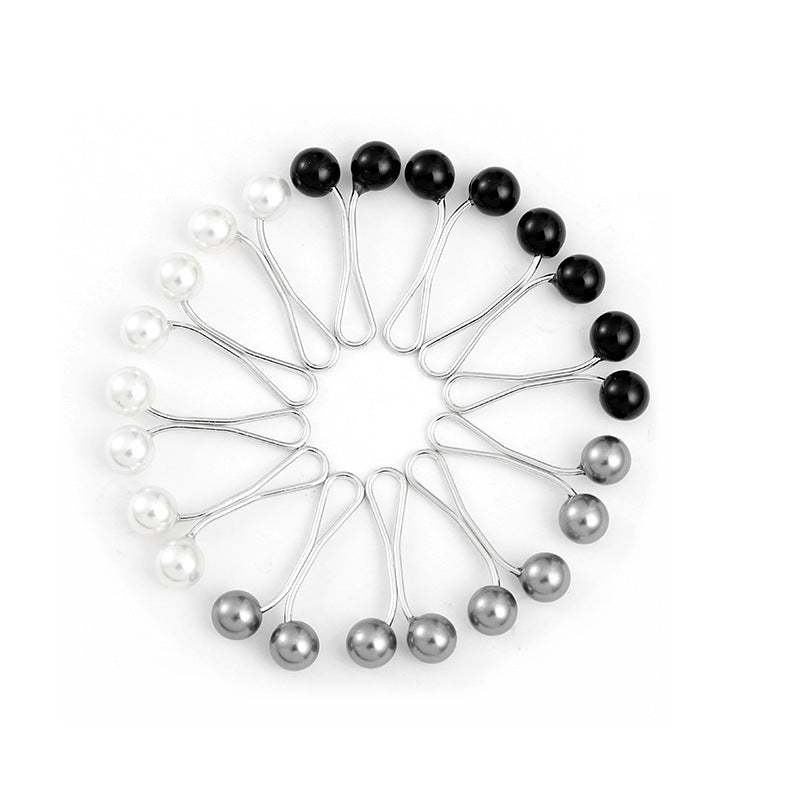 Creative Womens U-Type Pearl Scarf Clip for every day use