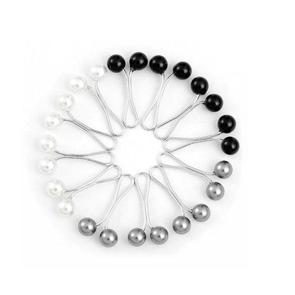 Creative Womens U-Type Pearl Scarf Clip for every day use