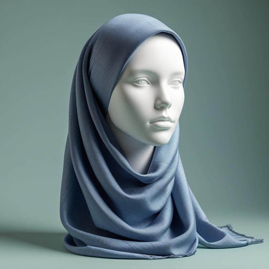 Light blue scarf