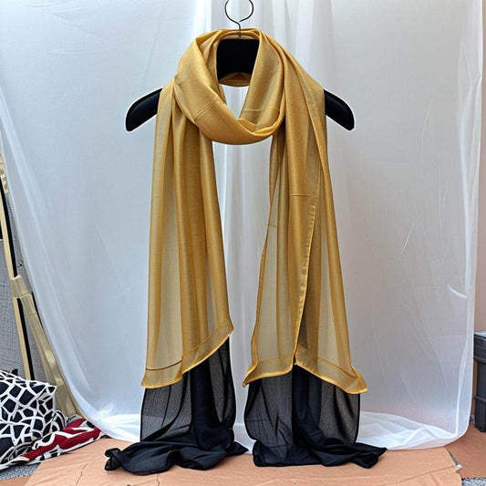 Long printed scarf