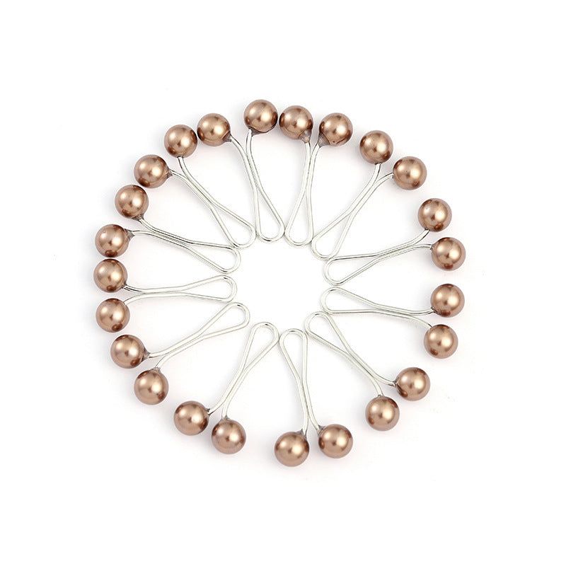 Creative Womens U-Type Pearl Scarf Clip for every day use