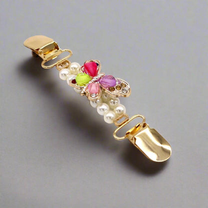 Pearl Scarf Buckle -  Elegant Gold Finish for everyday wear