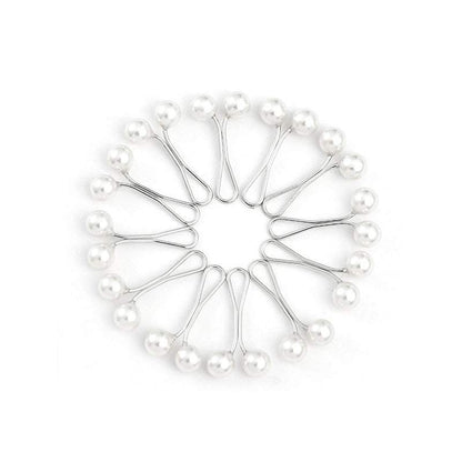 Creative Womens U-Type Pearl Scarf Clip for every day use
