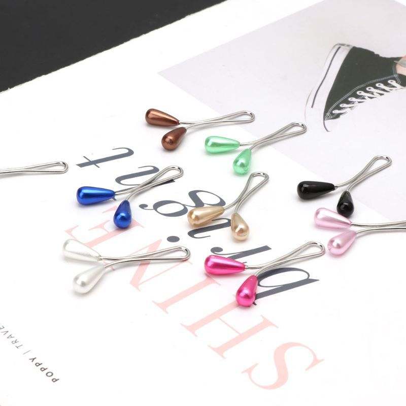 Women Hijab Pearl Clip modern and in U shape available in colors