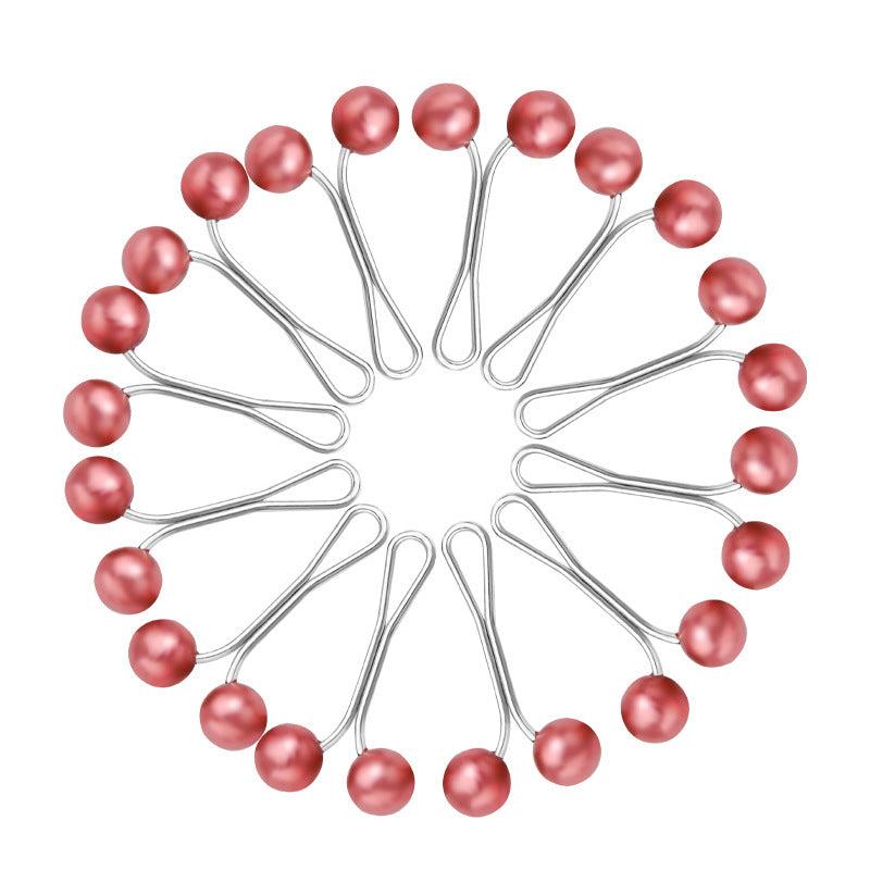 Creative Womens U-Type Pearl Scarf Clip for every day use