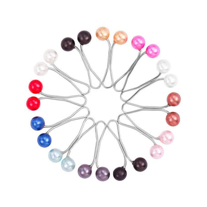 Creative Womens U-Type Pearl Scarf Clip for every day use